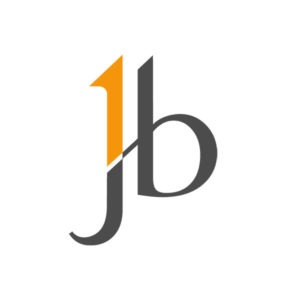 JB1 grey and orange logo